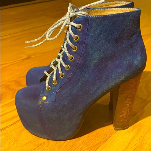 Jeffrey Campbell custom dyed Suede Litas - Picture 2 of 15